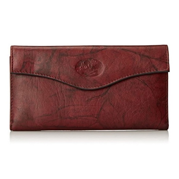 BUXTON LONG LEATHER BI FOLD WALLET - Picture 1 of 9